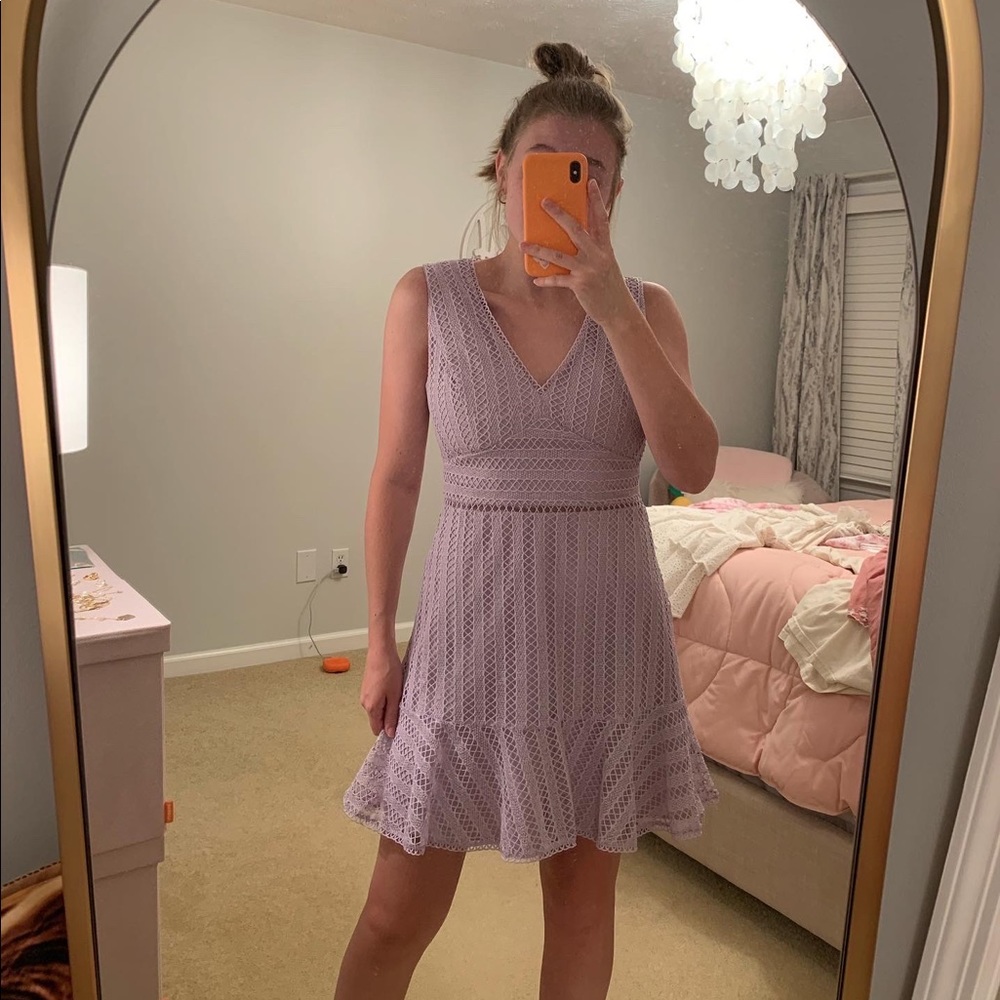 Lavender Mini Dress